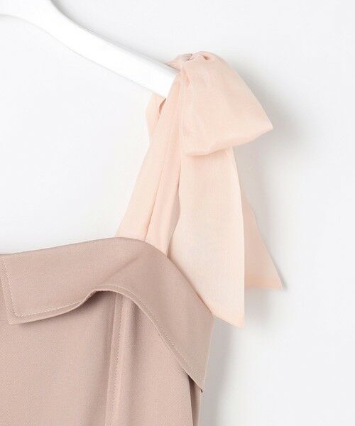 Feroux / フェルゥ ロング・マキシ丈ワンピース | シアーリボンショルダー ジャンパースカート | 詳細11