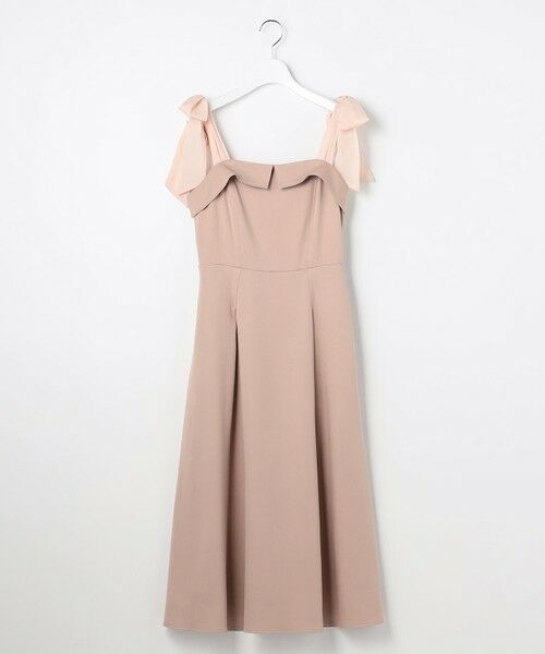 Feroux / フェルゥ ロング・マキシ丈ワンピース | シアーリボンショルダー ジャンパースカート | 詳細18
