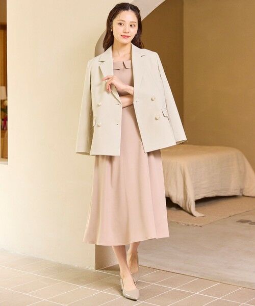 Feroux / フェルゥ ロング・マキシ丈ワンピース | シアーリボンショルダー ジャンパースカート | 詳細8