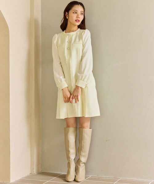 Feroux / フェルゥ ロング・マキシ丈ワンピース | ツイードミディ ワンピース | 詳細1