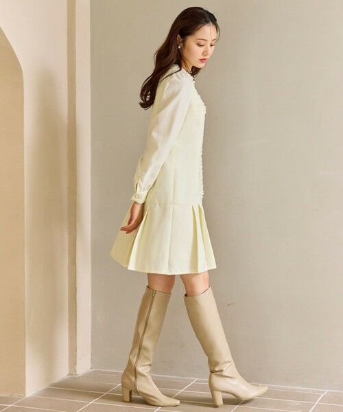 Feroux / フェルゥ ロング・マキシ丈ワンピース | ツイードミディ ワンピース | 詳細2