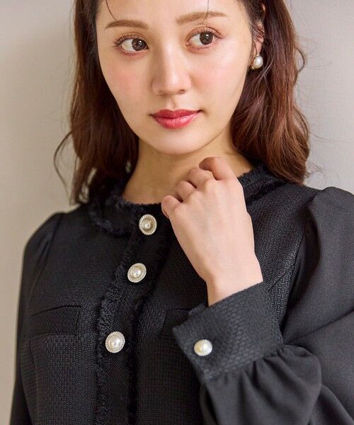 Feroux / フェルゥ ロング・マキシ丈ワンピース | ツイードミディ ワンピース | 詳細8