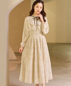 Feroux / フェルゥ ロング・マキシ丈ワンピース | ウエストシャーリングラッフル ワンピース