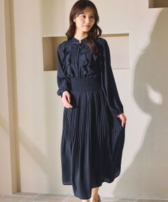 Feroux / フェルゥ ロング・マキシ丈ワンピース | ウエストシャーリングラッフル ワンピース