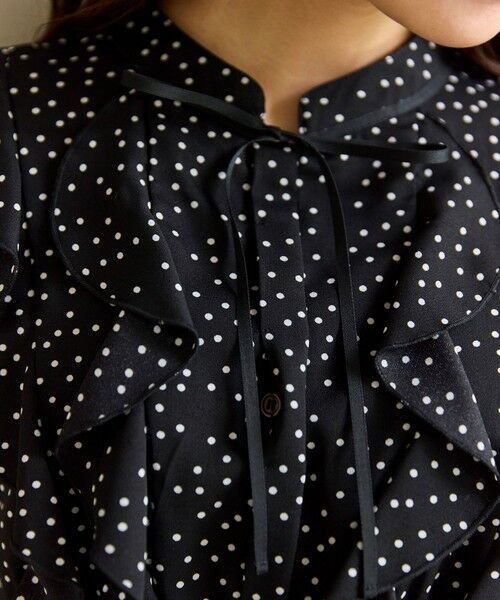 Feroux / フェルゥ ロング・マキシ丈ワンピース | ウエストシャーリングラッフル ワンピース | 詳細11