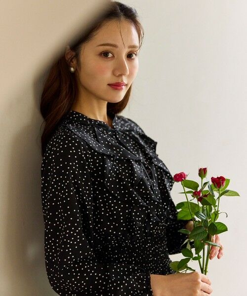 Feroux / フェルゥ ロング・マキシ丈ワンピース | ウエストシャーリングラッフル ワンピース | 詳細10