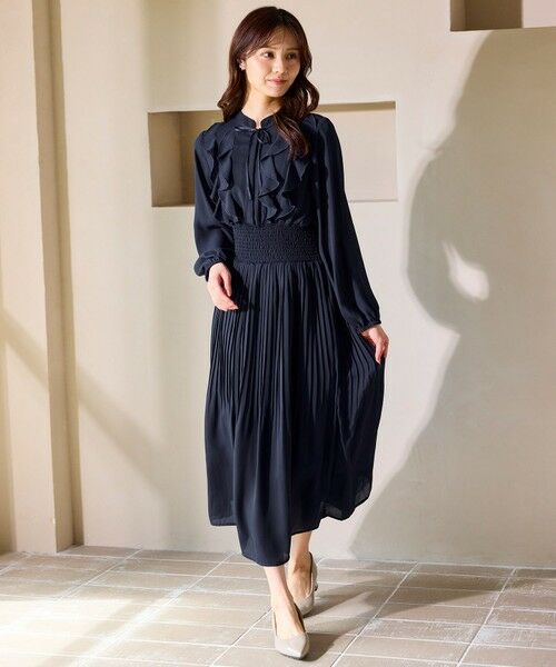 Feroux / フェルゥ ロング・マキシ丈ワンピース | ウエストシャーリングラッフル ワンピース | 詳細19