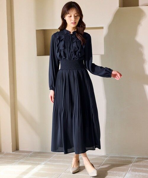 Feroux / フェルゥ ロング・マキシ丈ワンピース | ウエストシャーリングラッフル ワンピース | 詳細20