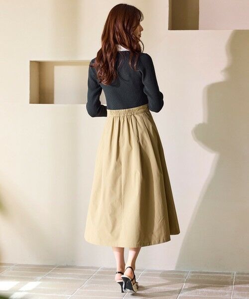 Feroux / フェルゥ ロング・マキシ丈ワンピース | 襟付きドッキング ワンピース | 詳細3