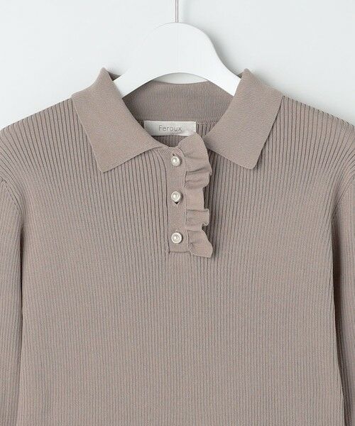 Feroux / フェルゥ ロング・マキシ丈ワンピース | 襟付きドッキング ワンピース | 詳細11