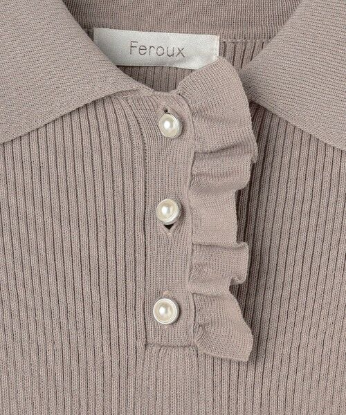 Feroux / フェルゥ ロング・マキシ丈ワンピース | 襟付きドッキング ワンピース | 詳細15