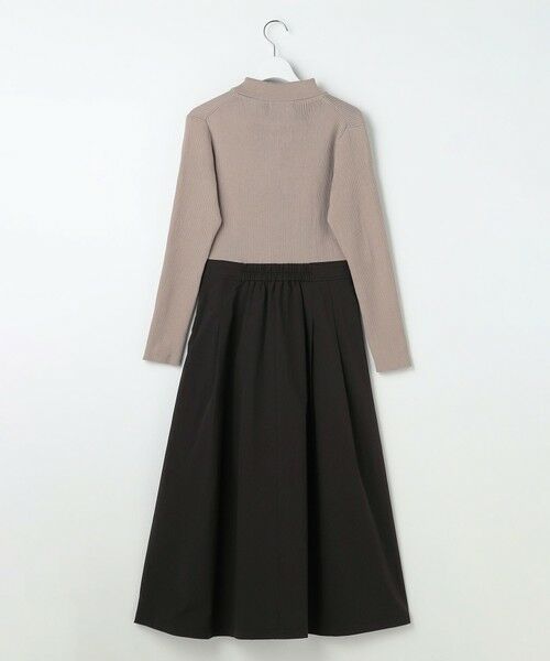 Feroux / フェルゥ ロング・マキシ丈ワンピース | 襟付きドッキング ワンピース | 詳細16