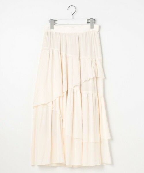 Feroux / フェルゥ ミニ・ひざ丈スカート | アシンメトリーティアード スカート | 詳細5