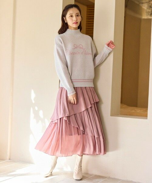 Feroux / フェルゥ ミニ・ひざ丈スカート | アシンメトリーティアード スカート | 詳細9