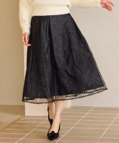 Feroux / フェルゥ ミニ・ひざ丈スカート | きらめきチェックフレア スカート