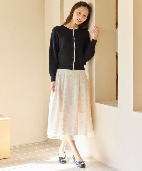 Feroux / フェルゥ ミニ・ひざ丈スカート | きらめきチェックフレア スカート | 詳細3