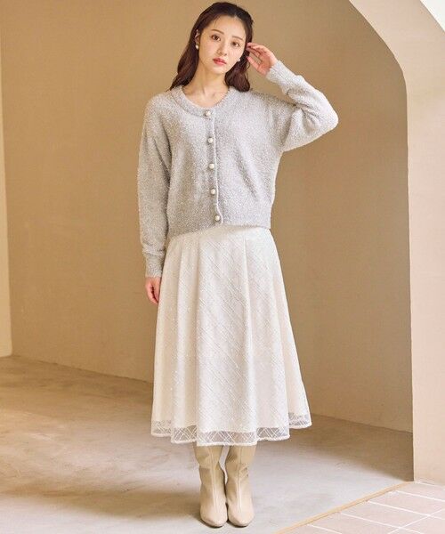 Feroux / フェルゥ ミニ・ひざ丈スカート | きらめきチェックフレア スカート | 詳細4