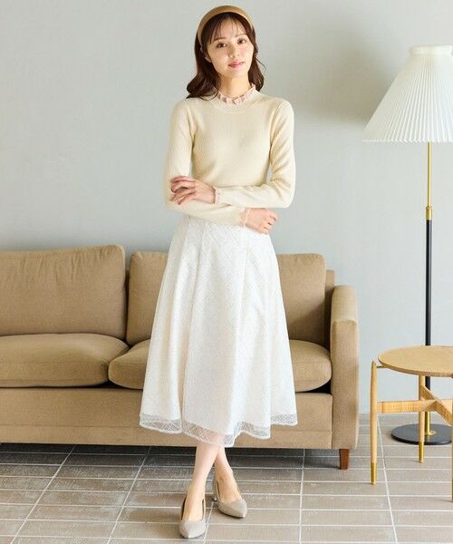 Feroux / フェルゥ ミニ・ひざ丈スカート | きらめきチェックフレア スカート | 詳細5