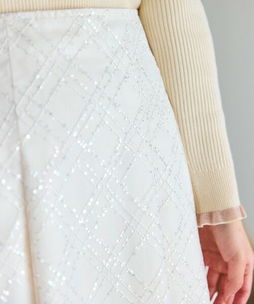 Feroux / フェルゥ ミニ・ひざ丈スカート | きらめきチェックフレア スカート | 詳細7