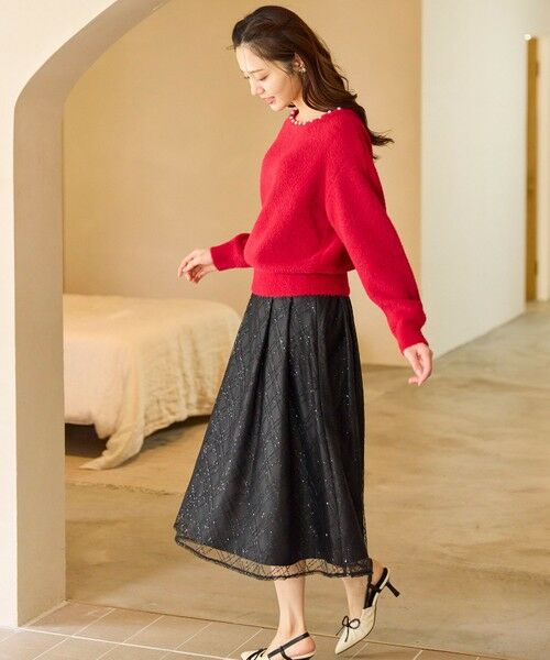 Feroux / フェルゥ ミニ・ひざ丈スカート | きらめきチェックフレア スカート | 詳細10