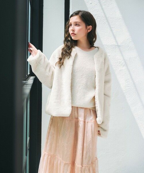 Feroux / フェルゥ その他アウター | フェイクファー ジャケット | 詳細1