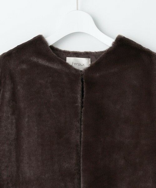 Feroux / フェルゥ その他アウター | フェイクファー ジャケット | 詳細13