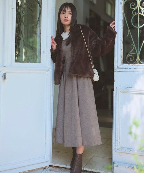 Feroux / フェルゥ その他アウター | フェイクファー ジャケット | 詳細8