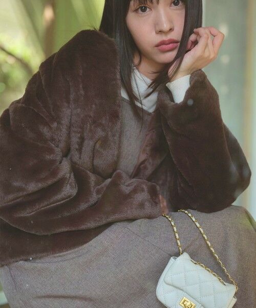 Feroux / フェルゥ その他アウター | フェイクファー ジャケット | 詳細10