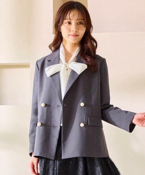 Feroux / フェルゥ テーラードジャケット | パール釦テーラード ジャケット | 詳細11