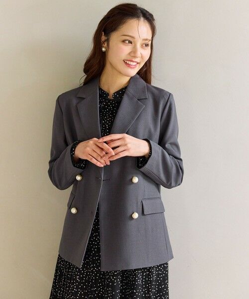 Feroux / フェルゥ テーラードジャケット | パール釦テーラード ジャケット | 詳細14