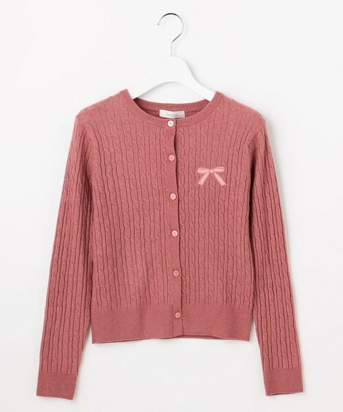 Feroux / フェルゥ カーディガン・ボレロ | ケーブル編み×リボン刺繍 ニット カーディガン | 詳細19