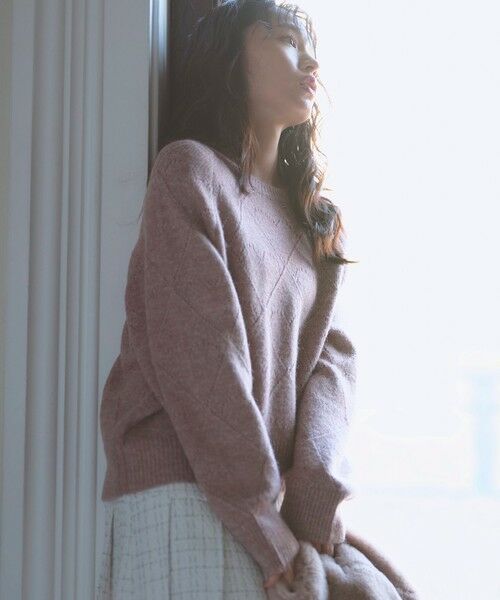 Feroux / フェルゥ ニット・セーター | ハート柄ニット プルオーバー | 詳細7