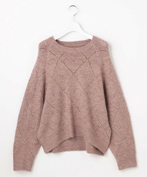 Feroux / フェルゥ ニット・セーター | ハート柄ニット プルオーバー | 詳細13