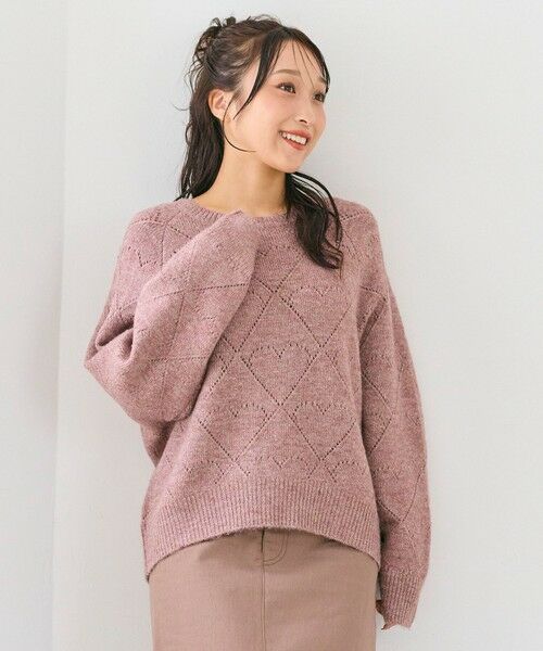 Feroux / フェルゥ ニット・セーター | ハート柄ニット プルオーバー | 詳細12