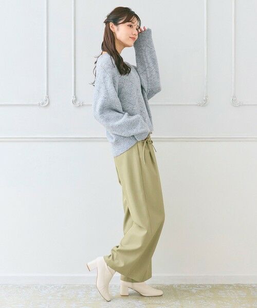 Feroux / フェルゥ ニット・セーター | ハート柄ニット プルオーバー | 詳細15