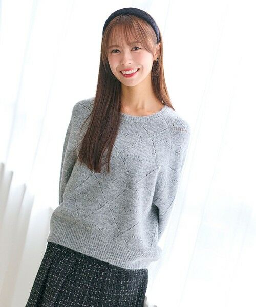 Feroux / フェルゥ ニット・セーター | ハート柄ニット プルオーバー | 詳細18