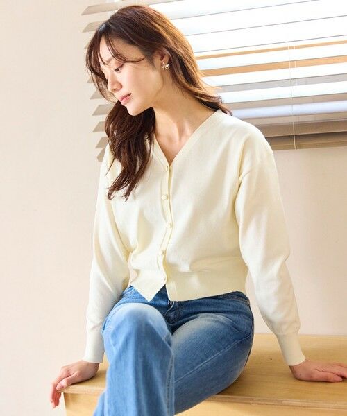 Feroux / フェルゥ カーディガン・ボレロ | 美シルエット ニット カーディガン | 詳細2