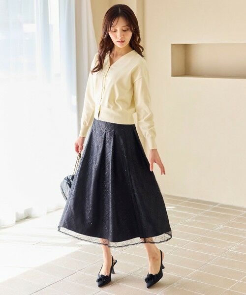 Feroux / フェルゥ カーディガン・ボレロ | 美シルエット ニット カーディガン | 詳細5