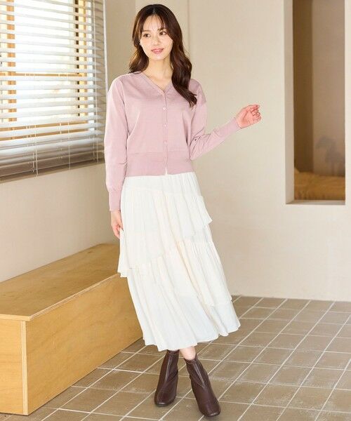 Feroux / フェルゥ カーディガン・ボレロ | 美シルエット ニット カーディガン | 詳細8