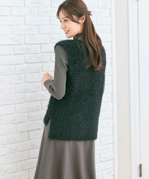 Feroux / フェルゥ セットアップ | ジレ付きニット ワンピース | 詳細5