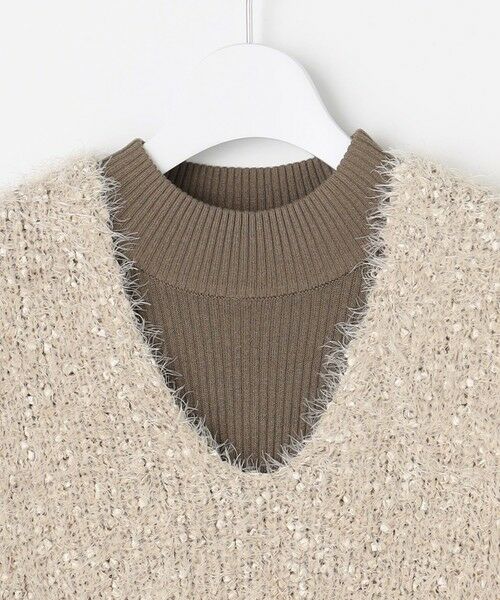 Feroux / フェルゥ セットアップ | ジレ付きニット ワンピース | 詳細13