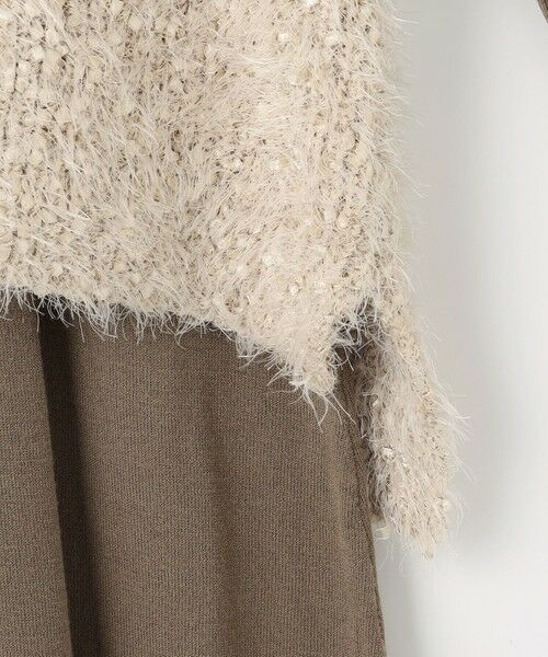 Feroux / フェルゥ セットアップ | ジレ付きニット ワンピース | 詳細16