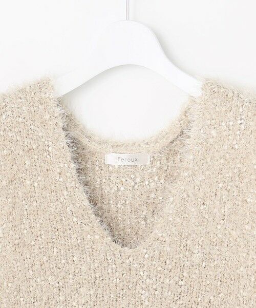 Feroux / フェルゥ セットアップ | ジレ付きニット ワンピース | 詳細23