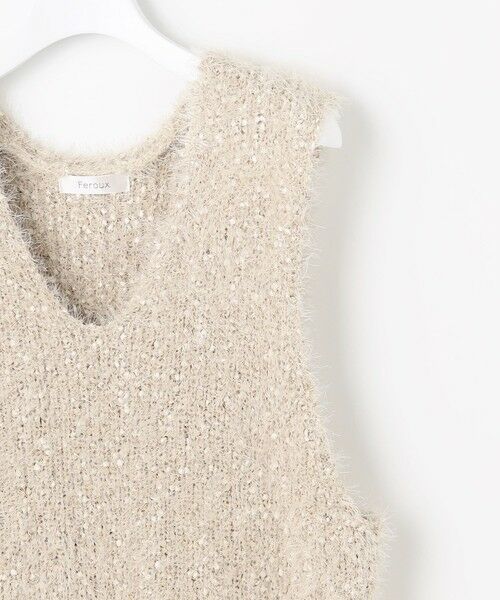 Feroux / フェルゥ セットアップ | ジレ付きニット ワンピース | 詳細24