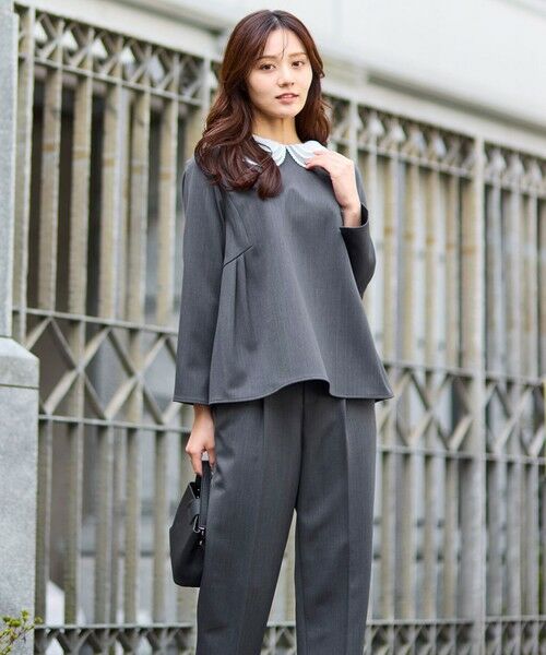 Feroux / フェルゥ セットアップ | 2WAYレースカラー美シルエット セットアップ | 詳細2