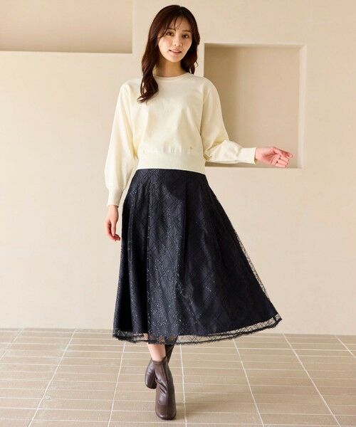 Feroux / フェルゥ ニット・セーター | 美シルエットニット プルオーバー | 詳細1