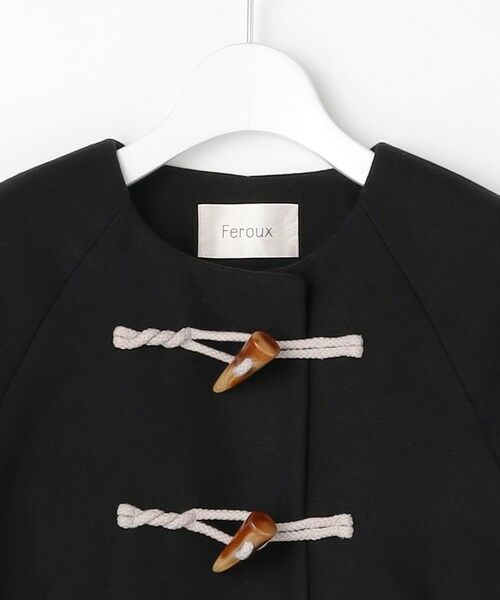 Feroux / フェルゥ ダッフルコート | ダッフルデザインAライン コート | 詳細13