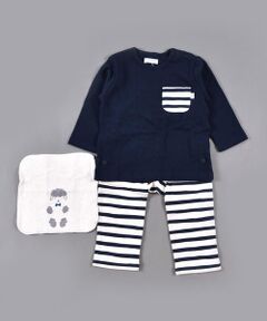 ポケット付Ｔシャツ&パンツ&ハンカチセット