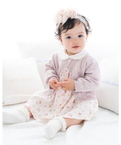 fillot de bebe reduction / フィヨ デュ ベベ ルダクティオン その他トップス | レーシー ニット カーディガン (70~90cm)