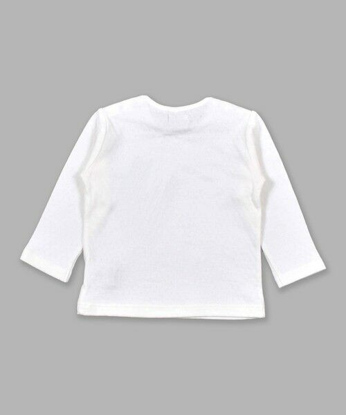 fillot de bebe reduction / フィヨ デュ ベベ ルダクティオン その他トップス | レーシー シンプル 無地 長袖 Tシャツ (70~90cm) | 詳細1